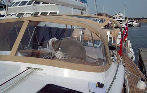 yacht sprayhood fittings